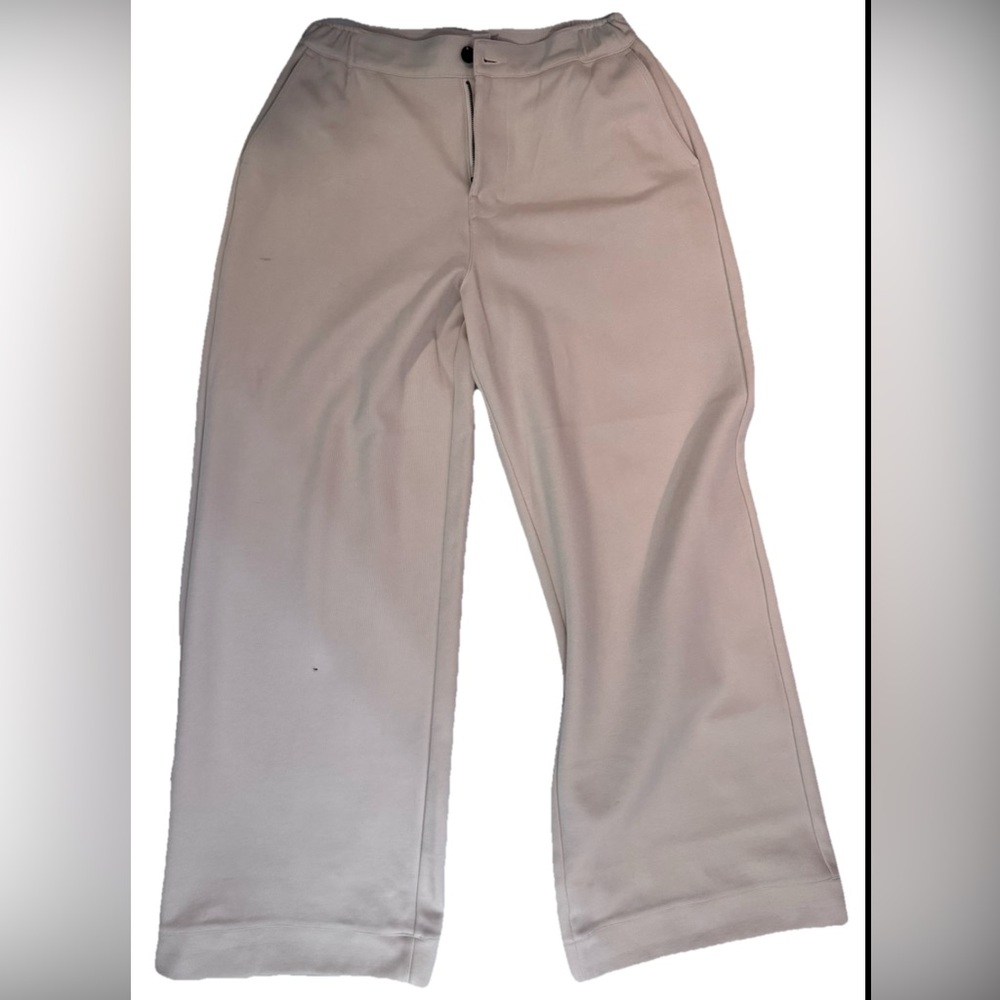 Honora Cream Sweatpants Relaxed Fit Joggers